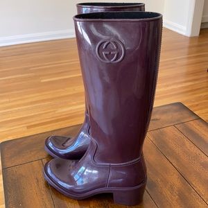 Gucci rain boot